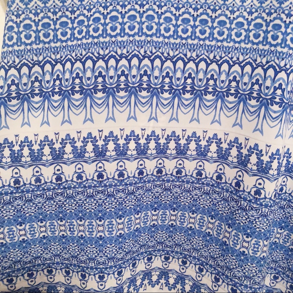 Blue Patterned Top - Picture 4 of 4